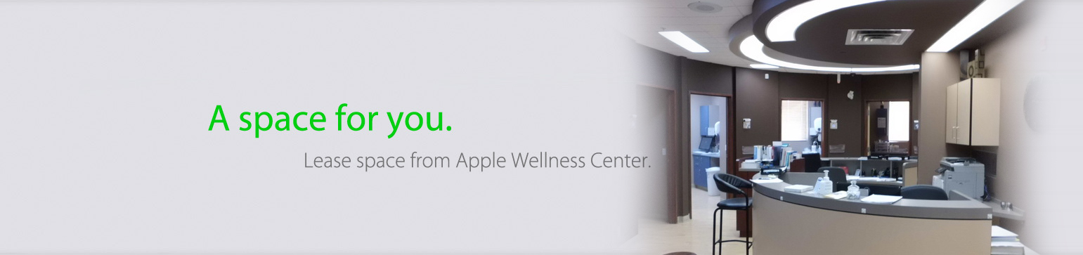 Lease Space from Apple Wellness Center